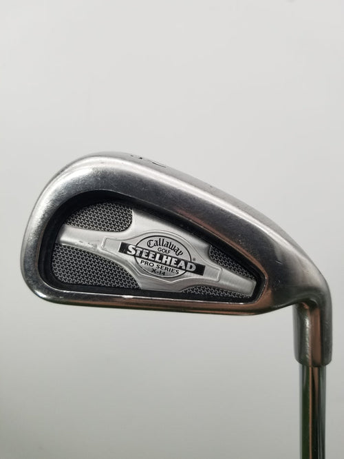 2000 CALLAWAY STEELHEAD X14 PRO SERIES 4 IRON XSTIFF FCM RIFLE PRECISION GOOD
