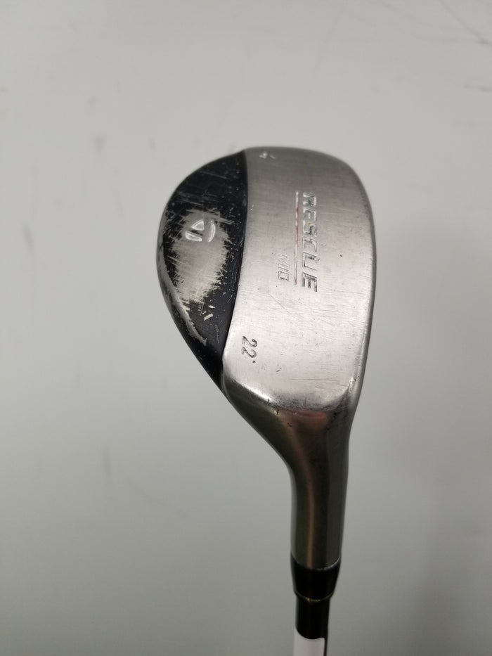 2002 TAYLORMADE RESCUE MID 4 HYBRID 22* STIFF ULTRALITE TIP SOFT FAIR