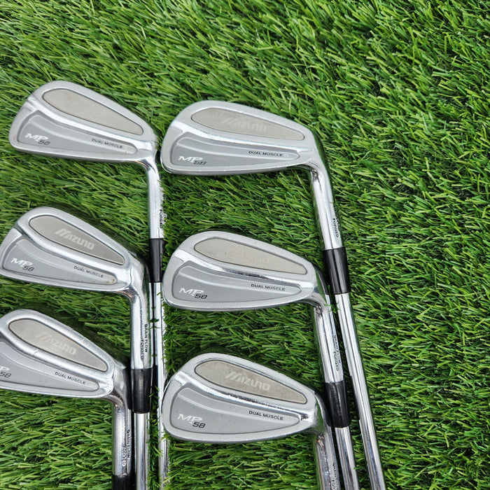 2010 MIZUNO MP58 IRON SET 5-PW REG TT GS95 FAIR