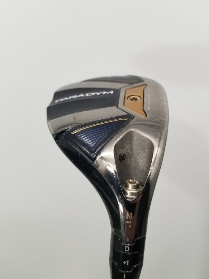 2023 CALLAWAY PARADYM HYBRID 21* SENIOR ALDILA ASCENT BLUE 50 GOOD