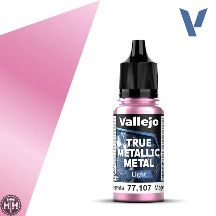 77107 - True Metallic: Metal Light Crimson Magenta 18ml True Metal Vallejo