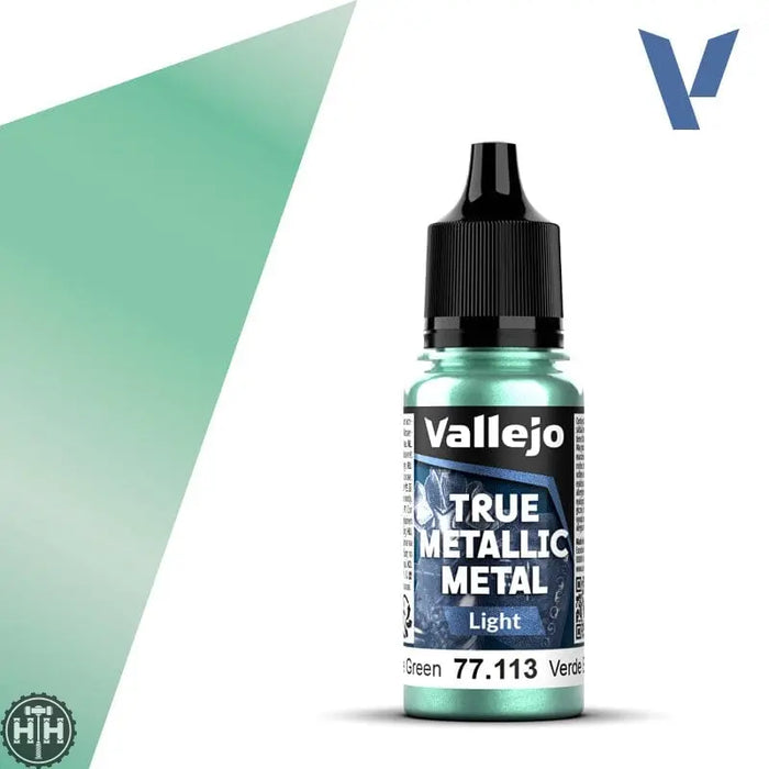77113 - True Metallic: Metal Light Beetle Green 18ml True Metal Vallejo