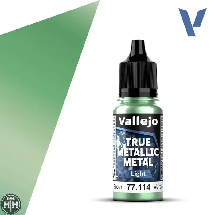 77114 - True Metallic: Metal Light Dusken Green 18ml True Metal Vallejo