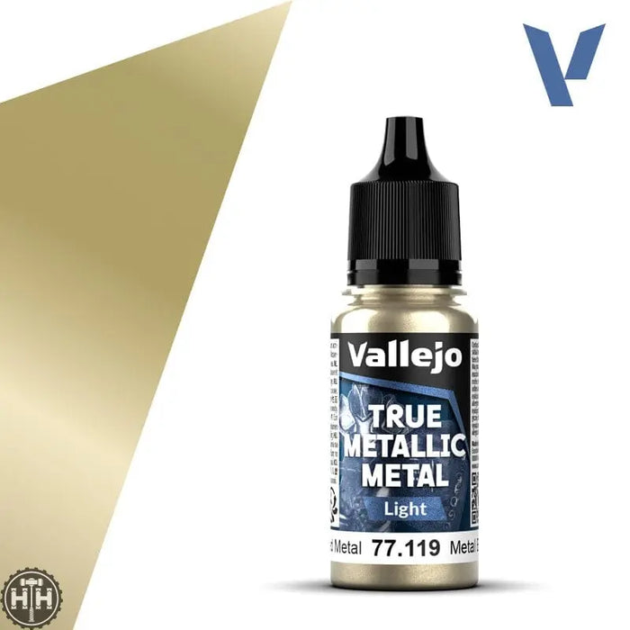 77119 - True Metallic: Metal Light Aged Metal 18ml True Metal Vallejo