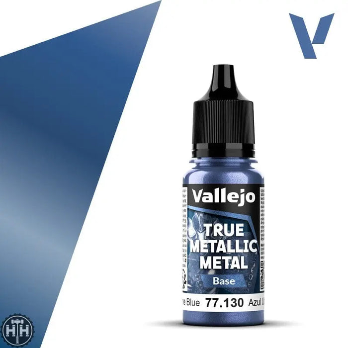 77130 - True Metallic: Metal Base Ultramarine Blue 18ml True Metal Vallejo
