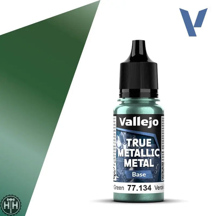 77134 - True Metallic: Metal Base Dusken Green 18ml True Metal Vallejo