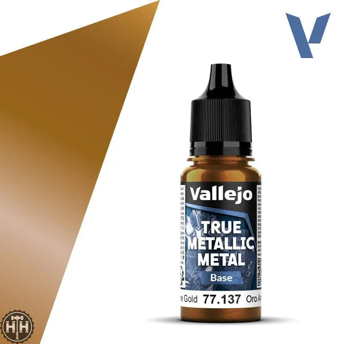 77137 - True Metallic: Metal Base Arcane Gold 18ml True Metal Vallejo