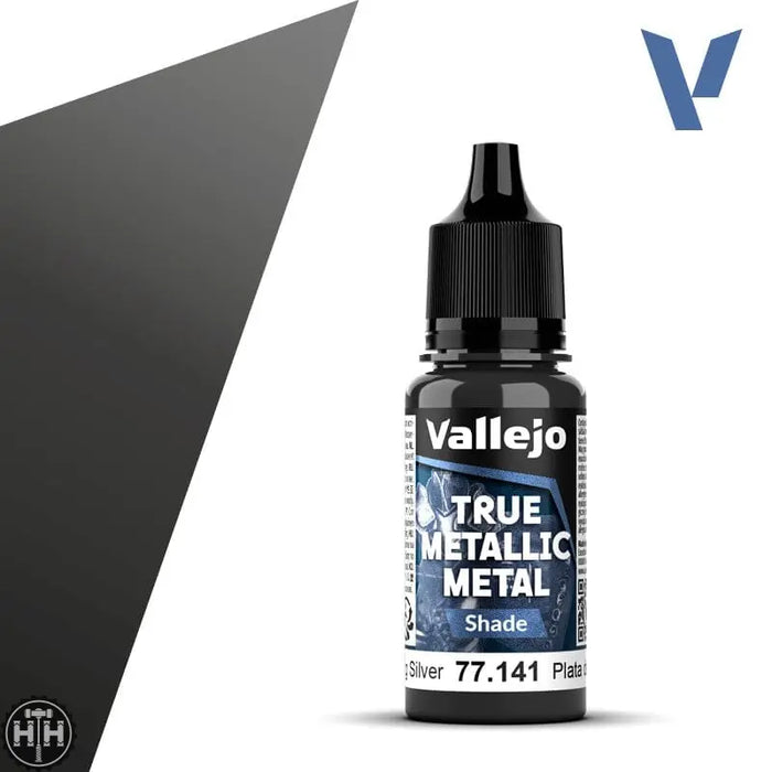 77141 - True Metallic: Metal Shade Sterling Silver 18ml True Metal Vallejo