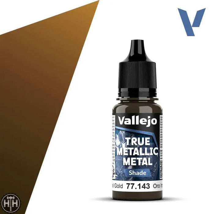 77143 - True Metallic: Metal Shade Imperial Gold 18ml True Metal Vallejo