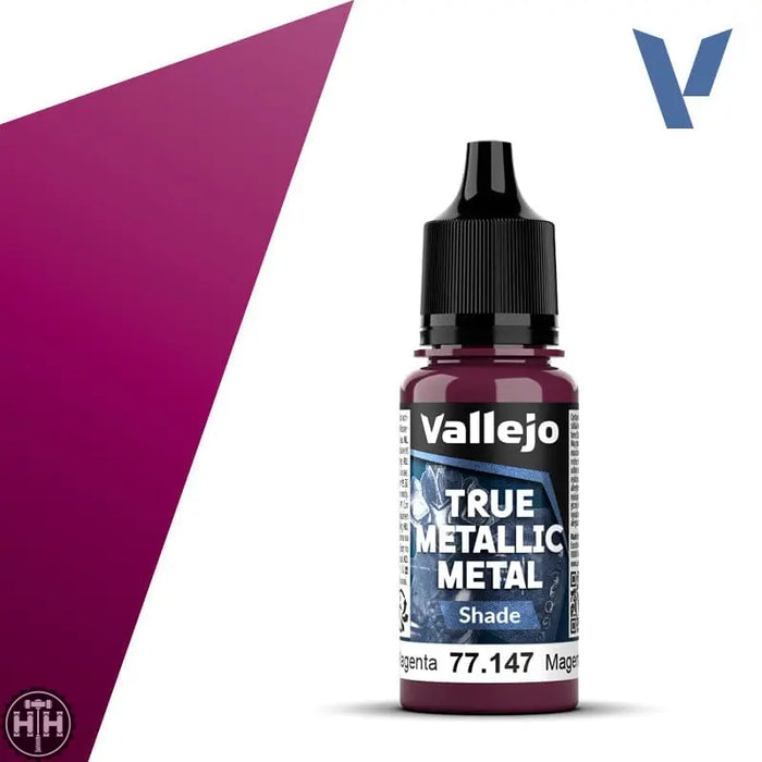 77147 - True Metallic: Metal Shade Crimson Magenta 18ml True Metal Vallejo