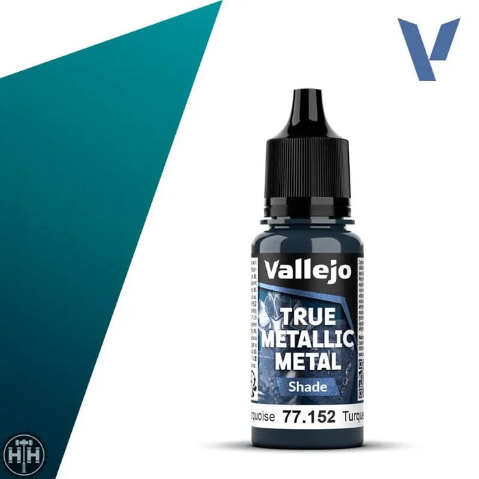 77152 - True Metallic: Metal Shade Hydra Turquoise 18ml True Metal Vallejo