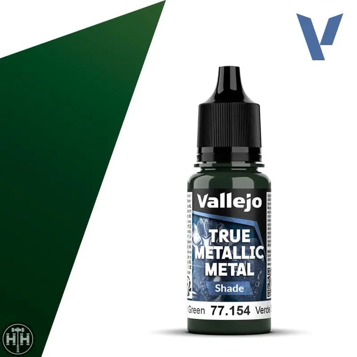77154 - True Metallic: Metal Shade Dusken Green 18ml True Metal Vallejo