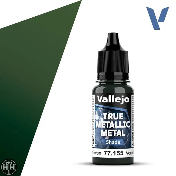 77155 - True Metallic: Metal Shade Amber Green 18ml True Metal Vallejo
