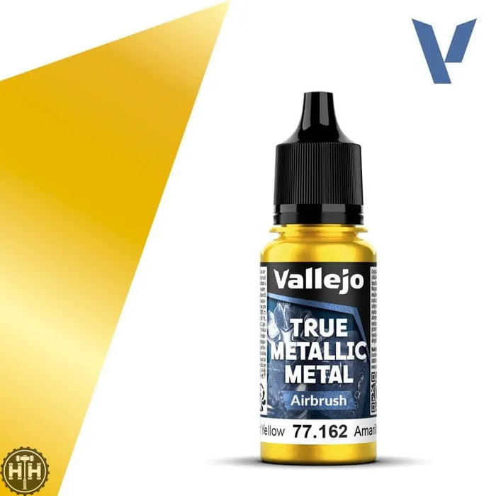 77162 - True Metallic: Metal Airbrush Radiant Yellow 18ml True Metal Vallejo