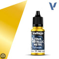 77162 - True Metallic: Metal Airbrush Radiant Yellow 18ml True Metal Vallejo