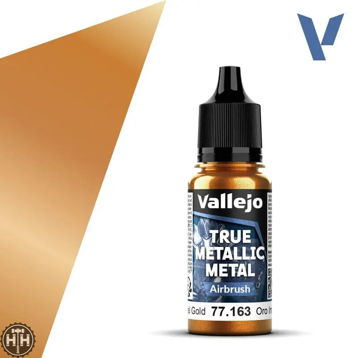 77163 - True Metallic: Metal Airbrush Imperial Gold 18ml True Metal Vallejo