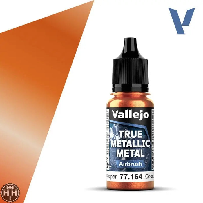77164 - True Metallic: Metal Airbrush Ancient Copper 18ml True Metal Vallejo