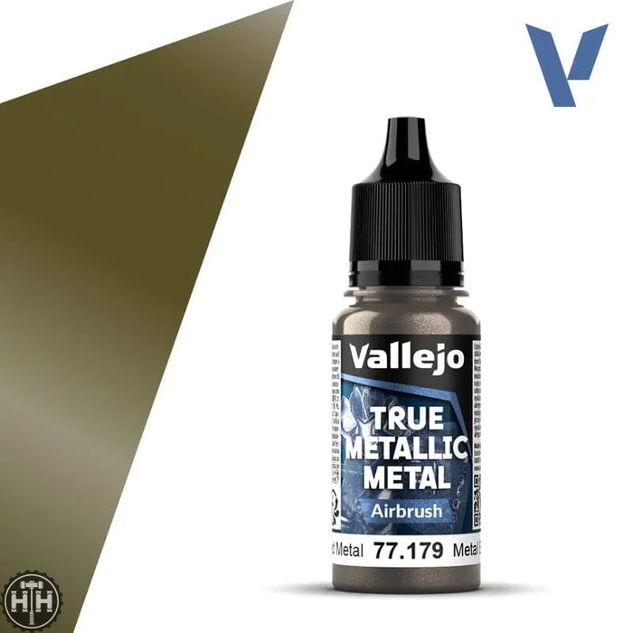 77179 - True Metallic: Metal Airbrush Aged Metal 18ml True Metal Vallejo