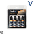 77252 - True Metallic: Metal Paint Set - Imperial Gold (x4 Colours) True Metal Vallejo