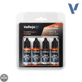77253 - True Metallic: Metal Paint Set - Ancient Copper (x4 Colours) True Metal Vallejo