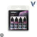 77255 - True Metallic: Metal Paint Set - Amethyst Purple (x4 Colours) True Metal Vallejo