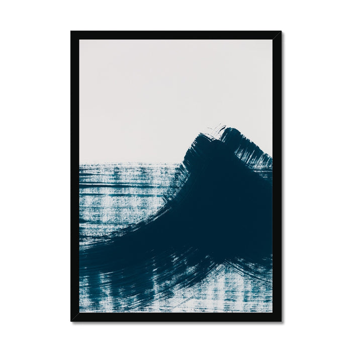 Abstract Ink Wave Art No 4 - Unframed