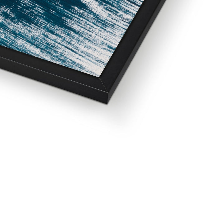 Abstract Ink Wave Art Print No 1 - Unframed