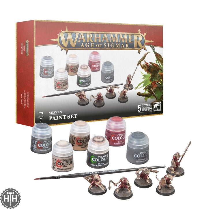 Age Of Sigmar Skaven Paint Set AOS Paint Sets Games Workshop