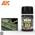 Ak-045 Wash For Green Vehicles Weathering AK Interactive