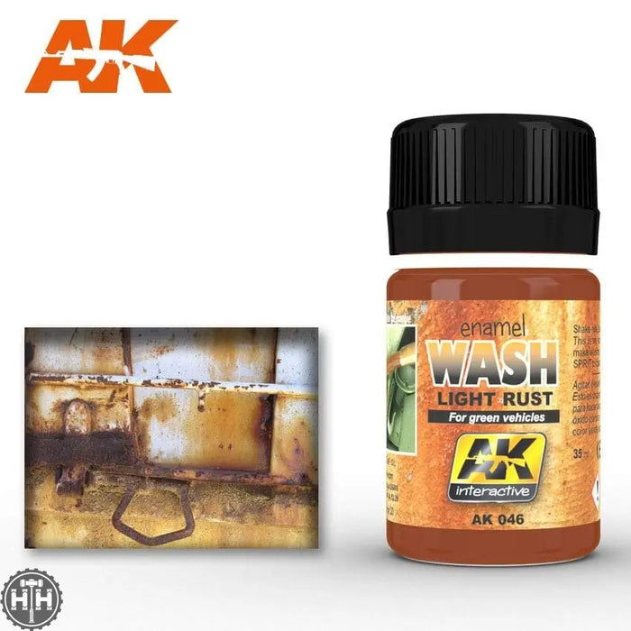 Ak-046 Light Rust Wash Weathering AK Interactive