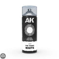 AK1011 Fine Primer White - Spray 400ml (2 nozzles) Primer Spray AK Interactive