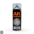 AK1014 Semi-Gloss varnish - Spray 400ml (2 nozzles) Varnish Spray AK Interactive