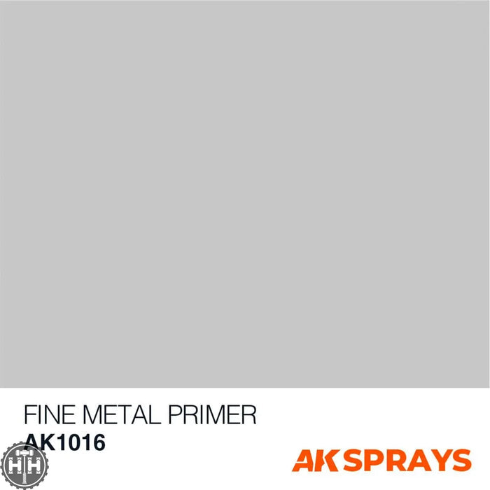 AK1016 Fine Metal Primer - Spray 150ml Primer Spray AK Interactive