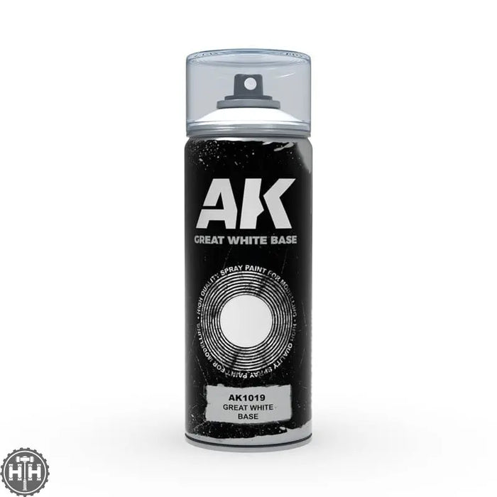 AK1019 Great White Base - Spray 150ml Primer Spray AK Interactive