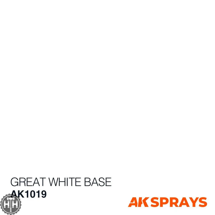 AK1019 Great White Base - Spray 150ml Primer Spray AK Interactive