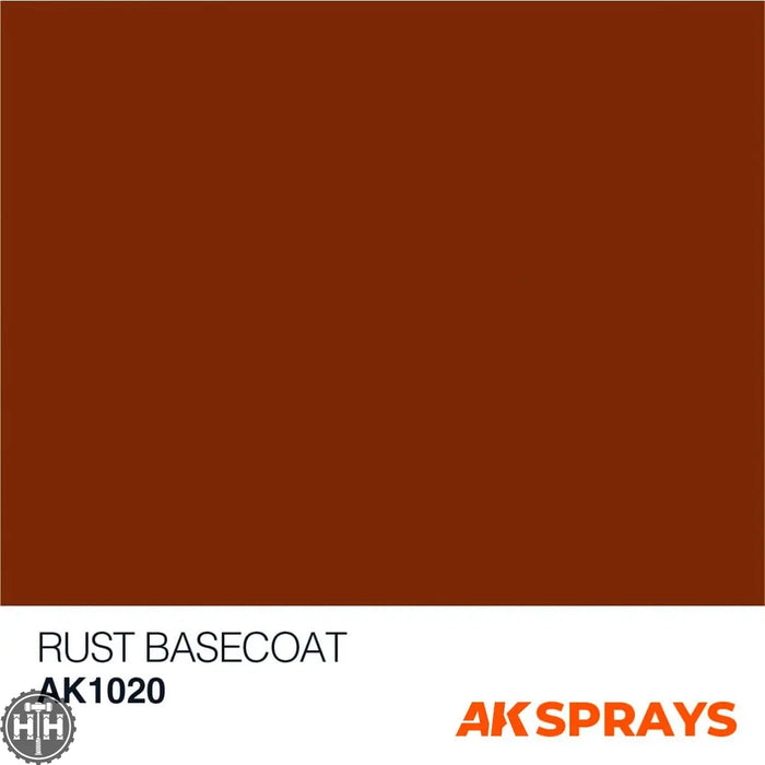 AK1020 Rust Basecoat - Spray 150ml Primer Spray AK Interactive