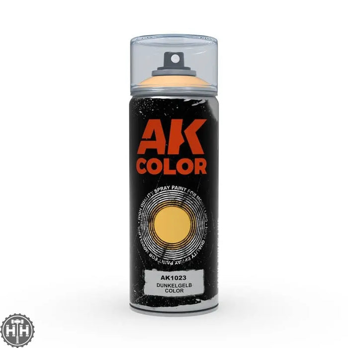 AK1023 Dunkelgelb color - Spray 150ml Primer Spray AK Interactive