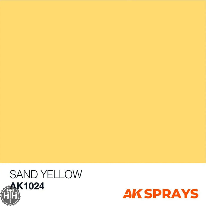 AK1024 Sand Yellow - Spray 150ml Primer Spray AK Interactive