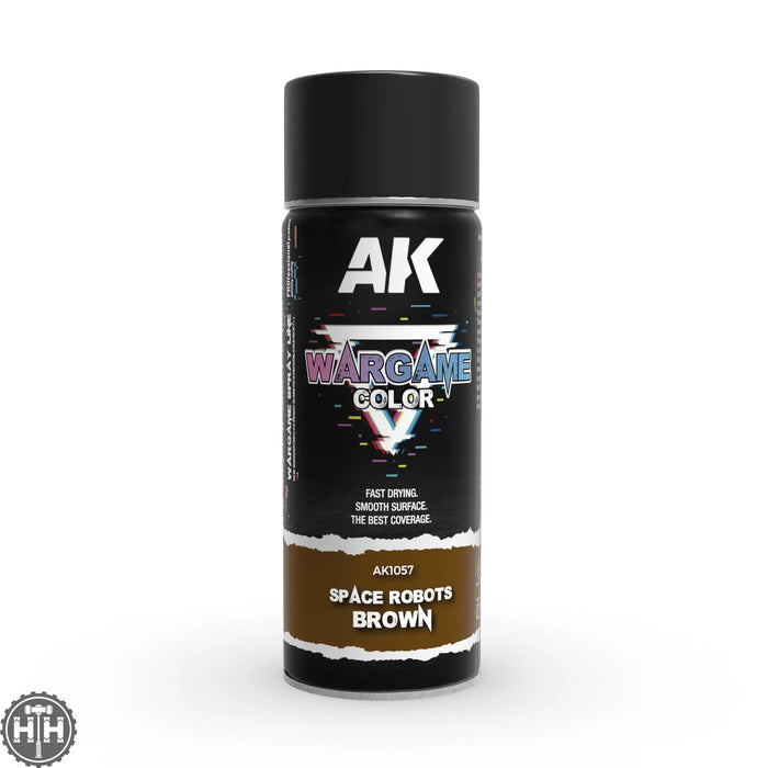 AK1057 Space Robots Brown Spray 400ml Primer Spray AK Interactive