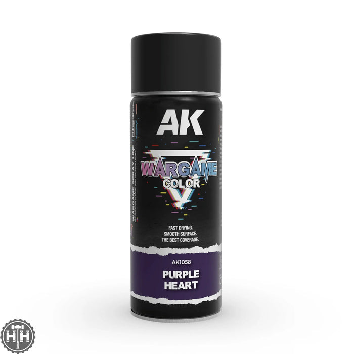 AK1058 Purple Heart Spray 400ml Primer Spray AK Interactive