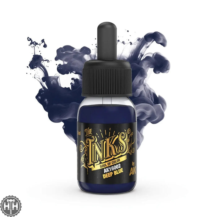 AK16002 Deep Blue Ink AK Inks AK Interactive