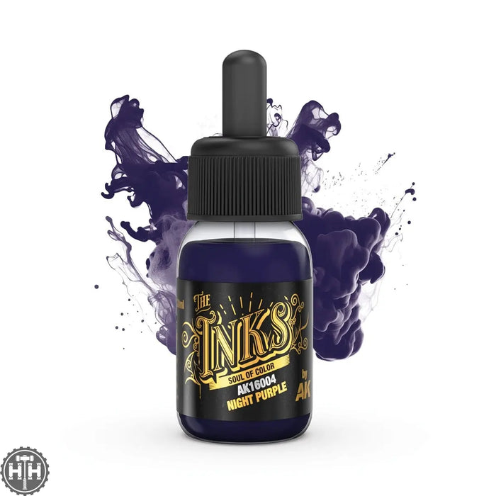 AK16004 Night Purple Ink AK Inks AK Interactive