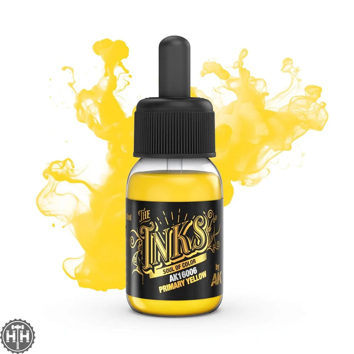 AK16006 Primary Yellow Ink AK Inks AK Interactive