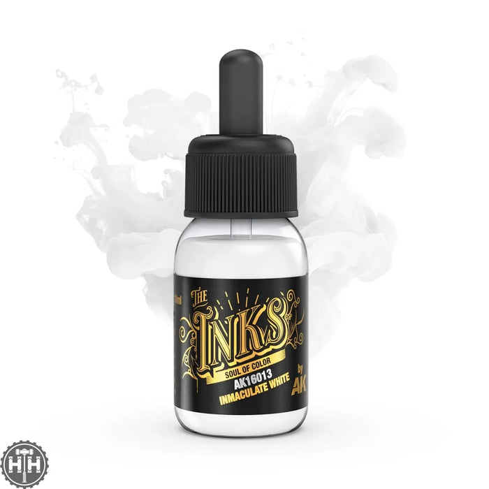 AK16013 Inmaculate White Ink AK Inks AK Interactive