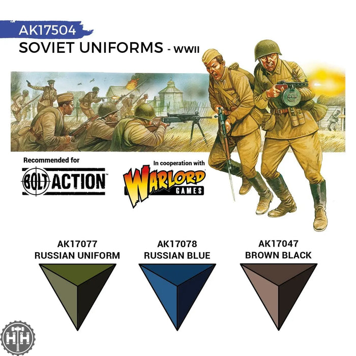 Ak17504 Soviet Uniforms (Quick Gen Set) AK Quick Gen AK Interactive