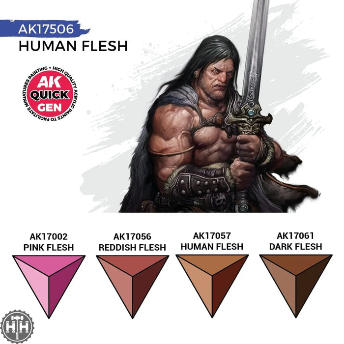 Ak17506 Human Flesh (Quick Gen Set) AK Quick Gen AK Interactive