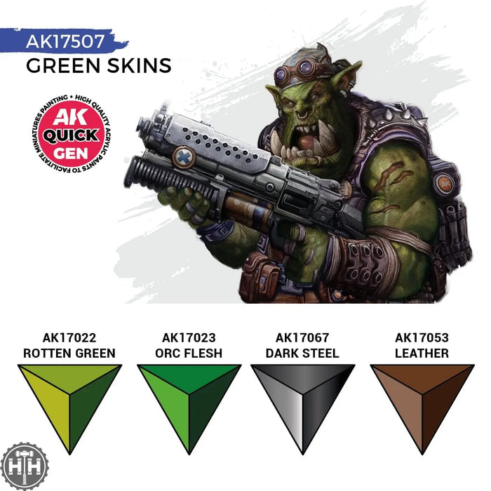 Ak17507 Green Skins (Quick Gen Set) AK Quick Gen AK Interactive