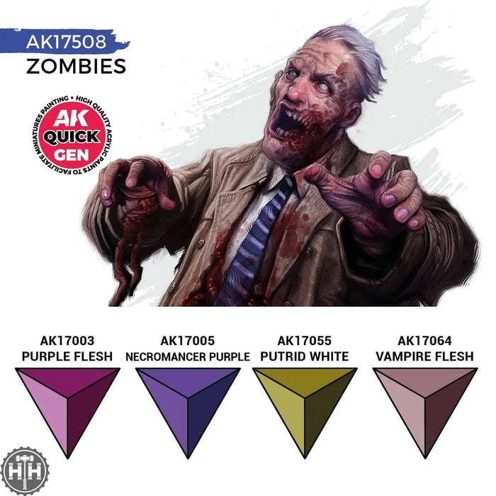 Ak17508 Zombies (Quick Gen Set) AK Quick Gen AK Interactive