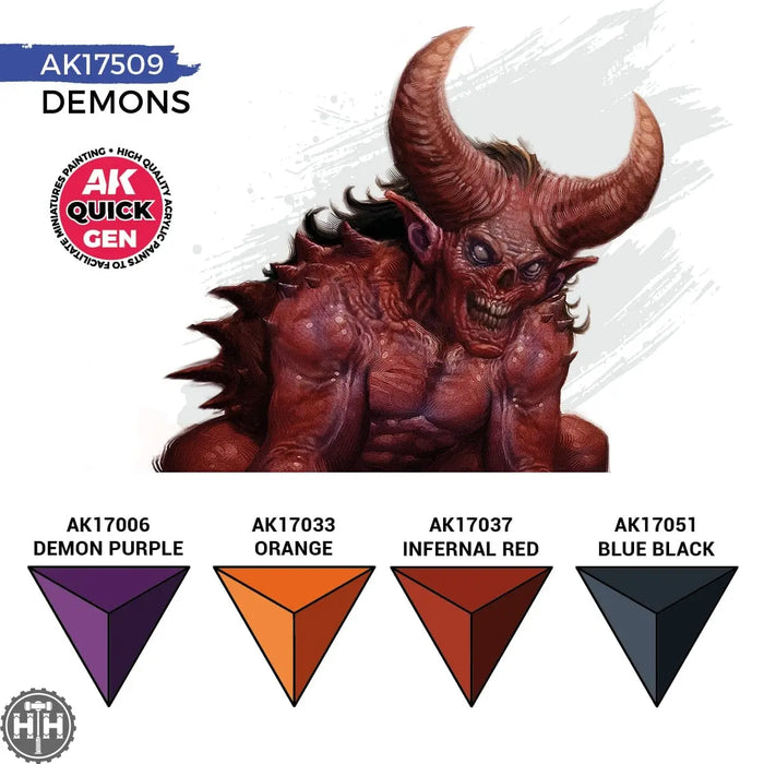 Ak17509 Demons (Quick Gen Set) AK Quick Gen AK Interactive