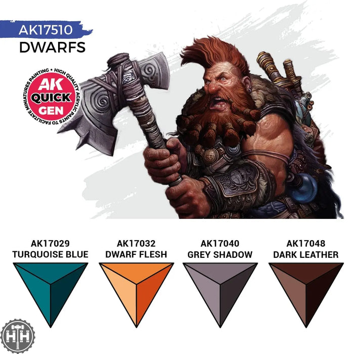 Ak17510 Dwarfs (Quick Gen Set) AK Quick Gen AK Interactive